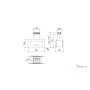 CAPPA TRISIA ISOLA cm 90x43 - inox, vetro Nero - 800 m3/h
