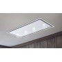 CAPPA GEA FLAT cm 90X60  Bianca spot light - 800 m3/h