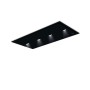 CAPPA GEA FLAT cm 120X60  Nera spot light - 800 m3/h