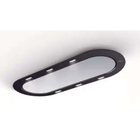 CAPPA UNIKA cm 120x50 - Bianca e Nera - 800 m3/h