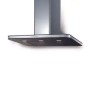 CAPPA STIVIA PARETE - cm 90 - inox, nero - 800 m3/h