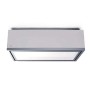CAPPA XENIA cm 90X61- Bianca, Inox - 800 m3/h