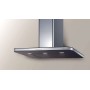 CAPPA STIVIA PARETE - cm 90 - inox, nero - 800 m3/h