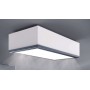 CAPPA XENIA cm 120x61-Bianca, Inox - 800 m3/h