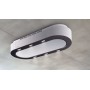 CAPPA UNIKA cm 120x50 - Bianca e Nera a vista - 800 m3/h