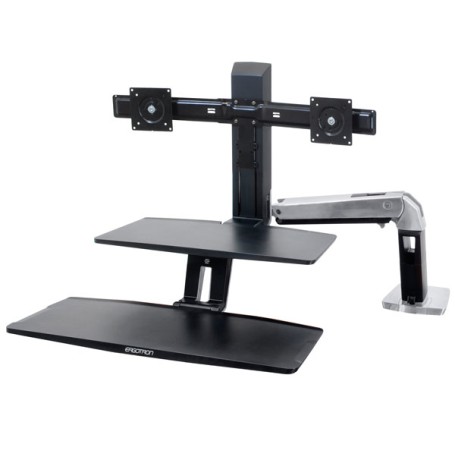 Ergotron WorkFit -A 61 cm (24") Scrivania Nero (24-392-026)