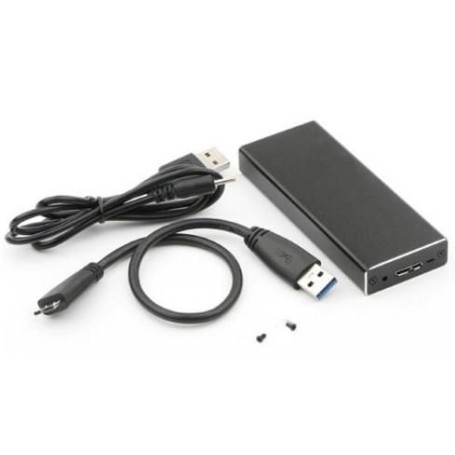 CoreParts MSUB2340 contenitore di unità di archiviazione Box esterno SSD Nero