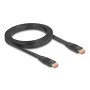 High Speed HDMI-Flachbandkabel 48 Gps 8K 60Hz (schwarz, 2 Meter) (81002)
