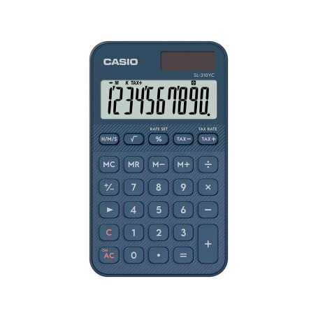 Casio SL-310YC calcolatrice Tasca Calcolatrice di base Blu marino (SL-310YC-NY-W-EP)