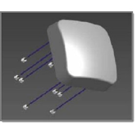 Extreme networks WS-AI-DE10055 antenna di rete Antenna a settore 10,5 dBi (30707)