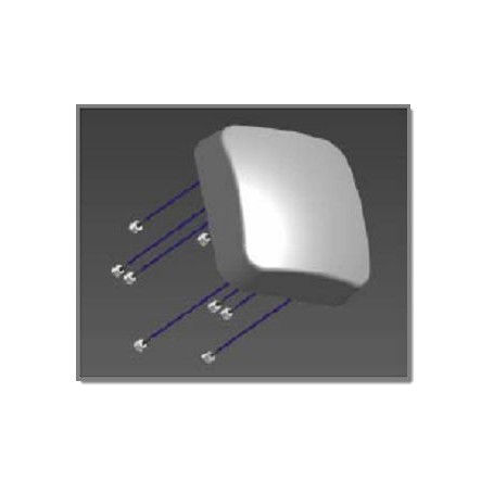 Extreme networks WS-AI-DE10055 antenna di rete Antenna a settore 10,5 dBi (30707)