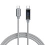 4smarts 541439 cavo USB 1,5 m USB C Grigio