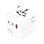 4smarts 541645 adattatore per presa di corrente Modulare Universale Bianco (4S541645)