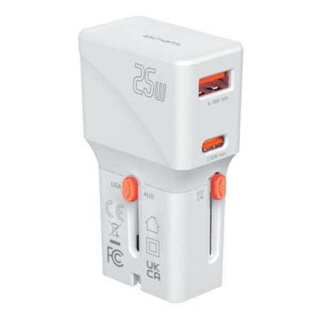4smarts 541646 Caricabatterie per dispositivi mobili Universale Arancione, Bianco AC Ricarica rapida Interno (4S541646)