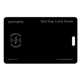 4smarts 541718 localizzatore e cercatore GPS Personale Localizzatore Card spot Nero