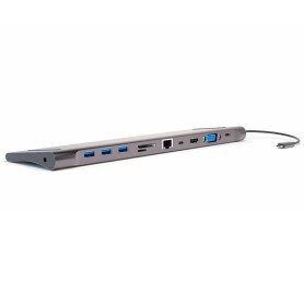 4smarts 11in1 USB 3.2 Gen 1 (3.1 Gen 1) Type-A + Type-C Grigio (456358)