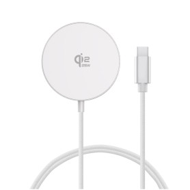 4smarts 541709 Caricabatterie per dispositivi mobili Smartphone Bianco USB Carica wireless Ricarica rapida Interno