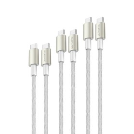 4smarts 540621 cavo USB USB 2.0 USB C Argento, Bianco (40-57-3450)