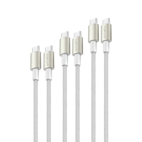 4smarts 540621 cavo USB USB 2.0 USB C Argento, Bianco (40-57-3450)