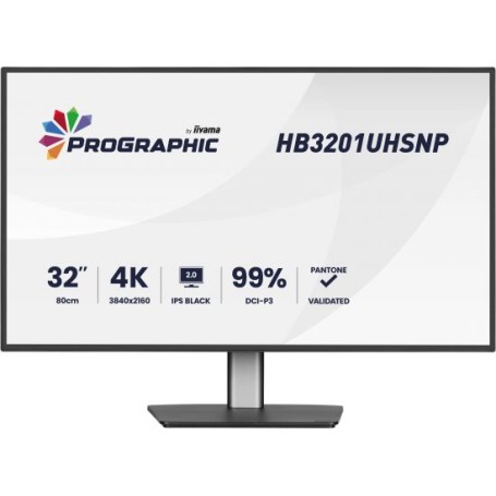 32  IPS 3840x2160 USB-C Dock HDMI DP MULTIMED (HB3201UHSNP-B1)