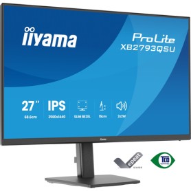 iiyama ProLite XB2793QSU-B1 Monitor PC 68,6 cm (27") 2560 x 1440 Pixel Quad HD LED Nero