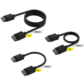 iCUE LINK Kabel-Kit, 600 / 200 / 100mm (schwarz, 5-teilig) (CL-9011118-WW)