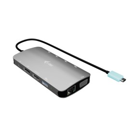 i-tec USB-C Metal Nano 3x Display (DP, HDMI and VGA) Docking Station + Power Delivery 100 W (C31NANOTRIDOCKPD)