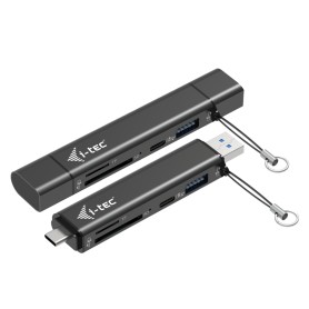 i-tec USB-C/USB-A Dongle SD, TF and 2x USB (1x USB-A, 1x USB-C) (CAUSBSD)
