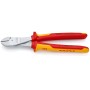 Kraft-Seitenschneider 74 06 250 VDE (rot/gelb, Lnge 250mm, VDE-geprft)