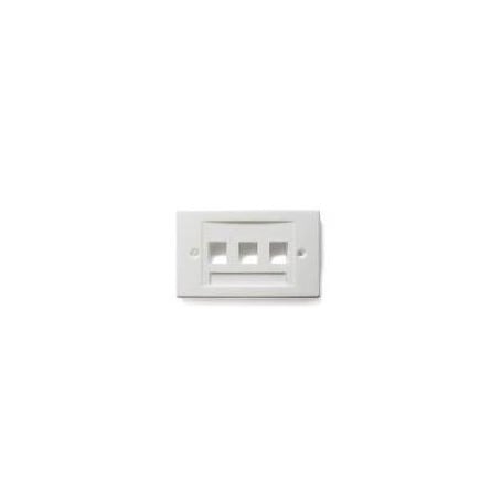 PLACCA 503 PER 3 KEYSTONE BIANCA (440102)