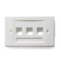 PLACCA 503 PER 3 KEYSTONE BIANCA (440102)