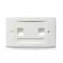 PLACCA 503 PER 2 KEYSTONE BIANCA (440101)