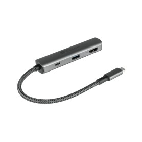 Alcasa HUB-C002A hub di interfaccia USB tipo-C 5000 Mbit/s Antracite