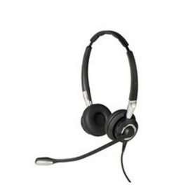 Jabra Biz 2400 II QD Duo UNC Auricolare Cablato A Padiglione Ufficio Nero, Argento (240982-265-219)