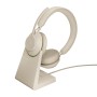 Jabra Evolve2 65, UC Stereo Auricolare Wireless A Padiglione Ufficio USB tipo A Bluetooth Beige (26599-989-988)