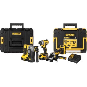 DCK305P3T-QW Akku-Schlagschrauber Akku-Bohrhammer Akku-Winkelschleifer 18 V 5.0 Ah (DCK305P3T-QW)