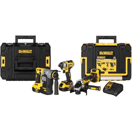 DCK305P3T-QW Akku-Schlagschrauber Akku-Bohrhammer Akku-Winkelschleifer 18 V 5.0 Ah (DCK305P3T-QW)