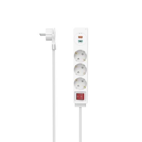 Hama 00223185 prolunghe e multiple 1,4 m 3 presa(e) AC Interno Bianco