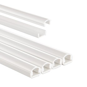 Hama 00220980 organizer per cavi Universale Canalina per cavi Bianco 4 pz