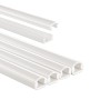 Hama 00220980 organizer per cavi Universale Canalina per cavi Bianco 4 pz
