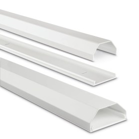 Hama 00220989 organizer per cavi Universale Canalina per cavi Bianco 1 pz