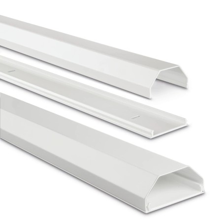Hama 00220989 organizer per cavi Universale Canalina per cavi Bianco 1 pz
