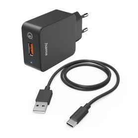 Hama 00201625 Caricabatterie per dispositivi mobili Telefono cellulare, Smartphone, Tablet Nero AC Ricarica rapida Interno