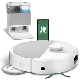 iRobot Roomba Plus 505 Combo Robot + AutoWash Dock Bianco (N185240)