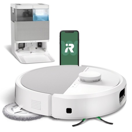 iRobot Roomba Plus 505 Combo Robot + AutoWash Dock Bianco (N185240)