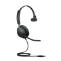 Jabra 24189-899-999 cuffia e auricolare Cablato A Padiglione Musica e Chiamate USB tipo A Nero