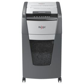 Rexel AutoFeed+ 225M distruggi documenti Taglio a frammenti 55 dB 23 cm Nero, Grigio (2020225MEU)