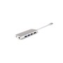 LMP 14368 replicatore di porte e docking station per laptop USB 3.2 Gen 1 (3.1 Gen 1) Type-C Argento, Bianco