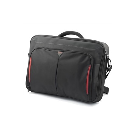 DELL Classic+ borsa per notebook 45,7 cm (18") Valigetta ventiquattrore Nero, Rosso (CN418EU)