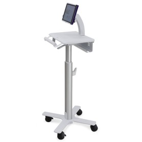 Ergotron StyleView Tablet Cart, SV10 Alluminio, Bianco Carrello multimediale (SV10-1400-0)
